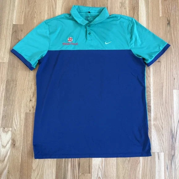 (3) Nike Dri Fit Golf Polo Shirt Large - Fiesta Bowl Logo - Picture 8 of 10